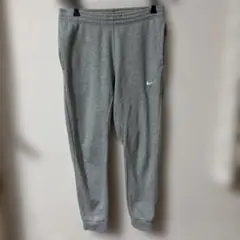 NIKE ナイキ スウェットジョガーパンツ ワンポイントロゴ刺繍 L グレー