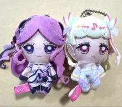 キミとアイドルプリキュア ズキューン キッス セット　ぬいぐるみキーホルダー