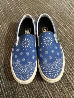 出品時 未使用 新品 バンズ Vans スリッポン チェック柄 US9 27 