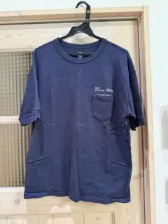 DUAL VOICE ポケットTシャツ ネイビー M
