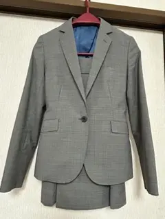 ORIHICAグレー ビジネススーツ シングルボタンSサイズ5号