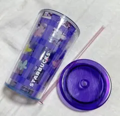 スターバックス コールドカップタンブラー バタフライチェック