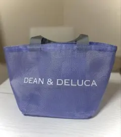 【美品】DEAN & DELUCA メッシュトートバッグ ライラック