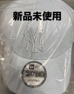 New Era 9FORTY ライトブルー キャップ　ニューエラ　ラインストーン