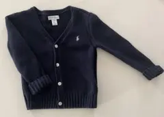 【美品】Ralph Lauren ラルフローレン カーディガン24M 90cm