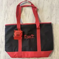 Trader Joe's クーラーバッグ 黒/赤 トレジョ