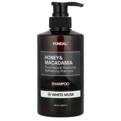 KUNDAL シャンプー ハニーアンドマカダミア ホワイトムスク 500ml