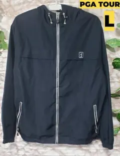 売り尽くし★PGA TOUR★メンズ★L★フード付き長袖パーカー★ネイビー