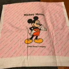 ニ*ン様 ミッキーのバスタオル　ピンク