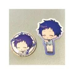 あんさんぶるスターズ！！　アニメイトカフェ　[缶バッジ・ステッカー]伏見弓弦