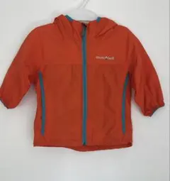 mont-bell フード付きジャケット 80サイズ オレンジ