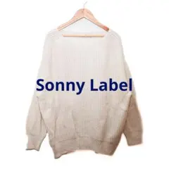 【美品】Sonny Label アイボリー ニットセーター 長袖