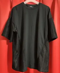 HARE レースドッキングカットソー ブラック フリーサイズ メンズ