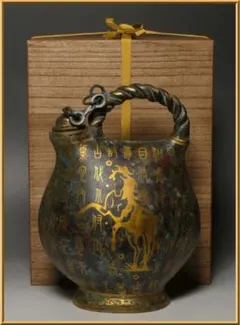 中国古美術・唐三彩・孔雀羽紋 提梁壺・三彩陶・酒具・陶芸・文房具・置物・茶道具 中国古美術・唐三彩・孔雀羽紋 提梁壺・三彩陶・酒具・陶芸・文房具