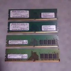 BUFFALO PC4 21300 DDR4 2666 8G 4枚　計32GB BUFFALO PC4 21300 DDR4 2666 8G 4枚 計32GB - メルカリ