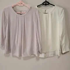 GLACIER 七分袖　ブラウス　2枚セット　Mサイズ