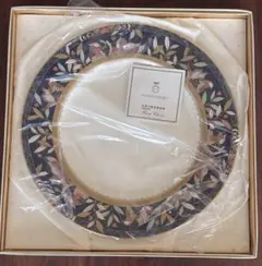 Narumi ボーンチャイナ 皿 26cm 花と鳥