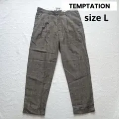 TEMPTATION チェック柄 スラックス
