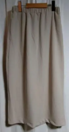 LAKOLE ジョーゼットナロースカート（ベージュ）