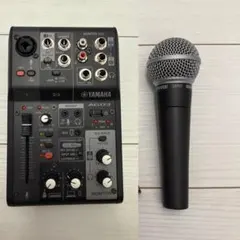 YAMAHA AG03MK2・SHURE SM58