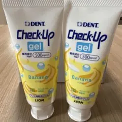 ライオン DENT. チェックアップジェル バナナ 500ppmF 2本セット