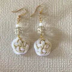 182 ピアス　水引　ハンドメイド