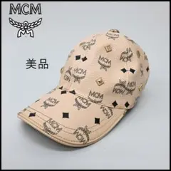 ■ a861 MCM【エム・シー・エム】ヴィセトス キャップ スタッズ付き 総柄のサムネイル