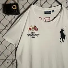 ポロバイラルフローレン Tシャツ ビッグポニー ナンバリング 刺繍