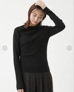 今季Mila Owen / ミラ オーウェン モヘヤ混ラメリブニットプルオーバー