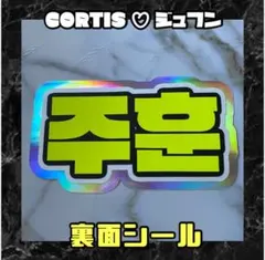 ジュフン CORTIS 蛍光 オーロラ ネームボード ネオン コルティス