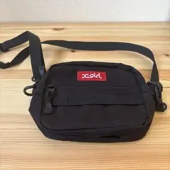 x-girl ブラック ショルダーバッグ