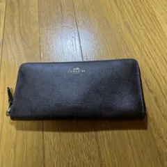 COACH ダークブラウン 長財布