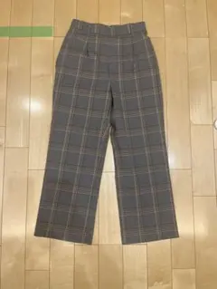 GLOBAL WORK チェック柄 パンツ Lサイズ