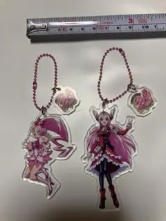 プリキュアプリティストア限定　20th アクリルキーチェーン 2個セット