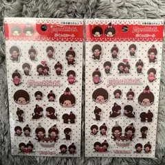 【匿名翌日配送】モンチッチぷくっとシール　2セット