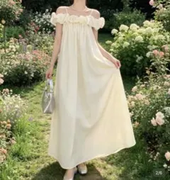 SHEIN オフショルダーワンピース