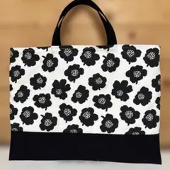レッスンバッグ 花柄 北欧風 #3