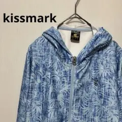 【美品】　キスマーク　kissmark パーカー　総柄　 Mサイズ　レディース
