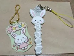 サンリオ ハッシュタグつける　 ぷっくりラバマスグミ　ラバーキーホルダー　セット