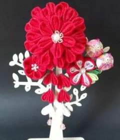 【59】つまみ細工 髪飾り 七五三・成人式・卒業式