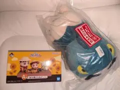 一番くじ クレヨンしんちゃん　A賞フィギュアとラスワン賞ぬいぐるみのセット