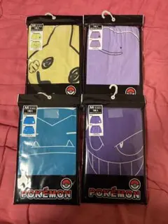 新品ポケットモンスター 前閉じトランクスMサイズ 4枚セット