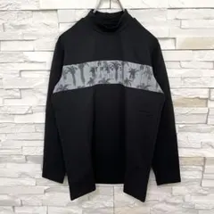 トラヴィスマシュー　ゴルフウェア　長袖モックネックシャツ　Lサイズ　ブラック トラヴィスマシュー（Travis Mathew）（メンズ）ゴルフウェア 長袖