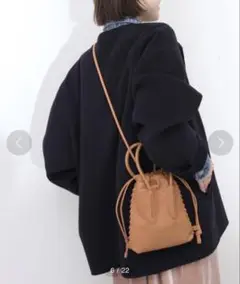 ADD CULUMN 2WAYショルダーバッグ キャメル アドカラム