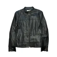 NATURAL BEAUTY BASIC ラムレザー シングルライダース L