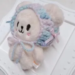 SKZOO フォクシニー 10cm ぬい服 キラキラ なるとヘッドドレス ピンク