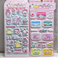 海外公式正規品 ぷくっとシール サンリオ湯 2点セット