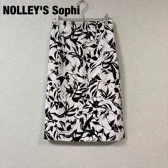 NOLLEY'S Sophi 総柄タイトスカート 花柄 38 M 赤みベージュ系のサムネイル