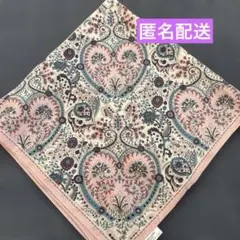 コットン　リバティ柄　バンダナ