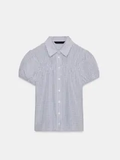 ZARA チェック柄 半袖シャツ